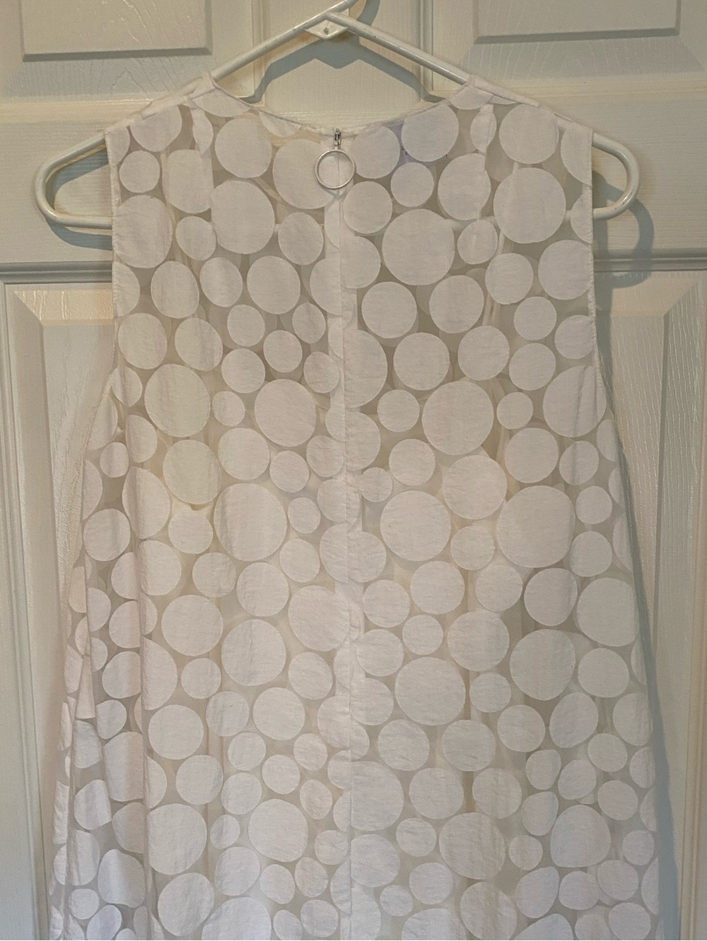 AKRIS PUNTO ORGANZA POLKA DOT SLEEVELESS DRESS    NEW 
ORIGINAL PRICE $1,548.00 - Picture 6 of 9